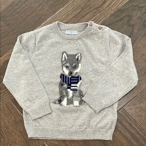 Mayoral Heather Gray Knit Top